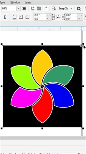 Abstract Floral Vector Design #graphicdesign #tutorial #coreldraw #WebDesign #adobephotoshop #fyp