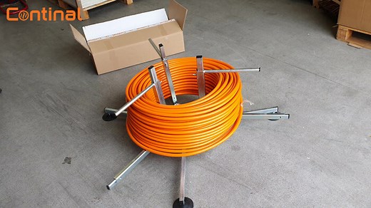 How to use an underfloor heating pipe decoiler | Underfloor Heating System Video