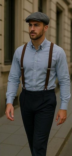Looks Masculinos com Suspensório | Guia de Estilo Dom Conrado