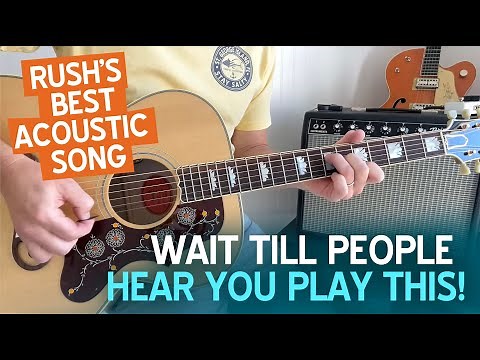 Learn the Intro to CLOSER TO THE HEART in 3 Minutes! Beginner Guitar Lesson (Rush)