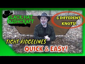 The Tarp Ridgeline Made Quick & Easy ( 2 Methods)