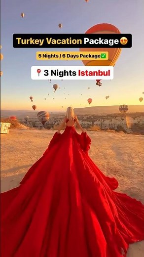 Turkey Vacation Package 2026 🇹🇷✨ #turkey #turkish