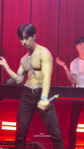 Chinese Man Dancing with Sixpack: Body Flex Dance Performance