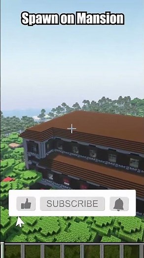 Spawn on Mansion in Minecraft Java 1.21.8 #shorts #minecraft #minecraftseeds #minecrafthindi