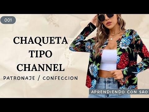 Cómo Hacer CHAQUETA TIPO CHANEL // Patronaje, Corte y Confección