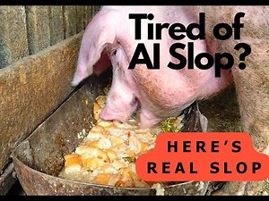 AI Made You Lose Your Mind? Pig Slop Will Restore It. ASMR