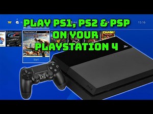Play PS1 PS2 + PSP games on your PlayStation 4 - full setup and installation