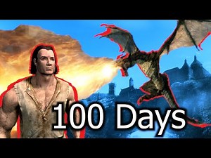 100 Days in Hardcore Survival Mode - Skyrim Anniversary Edition