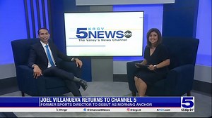 Joel Villanueva returning to Channel 5 News as morning anchor