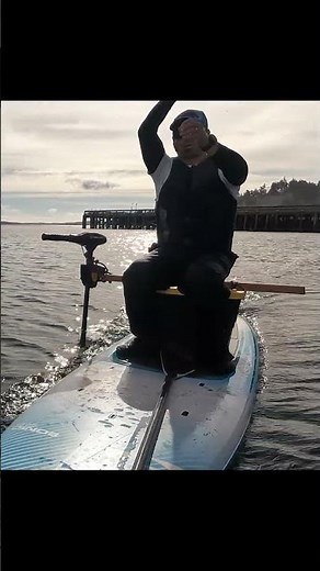 Putting a trolling motor on a SUP