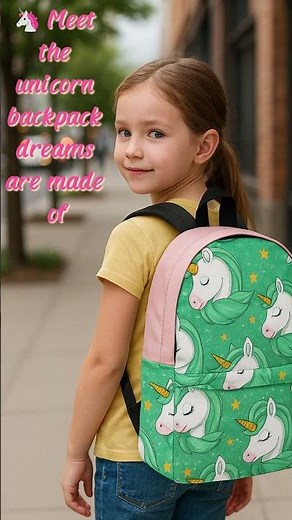 Unicorn Backpack Magic ✨🦄 | Cutest Back-to-School Must-Have for Girls!