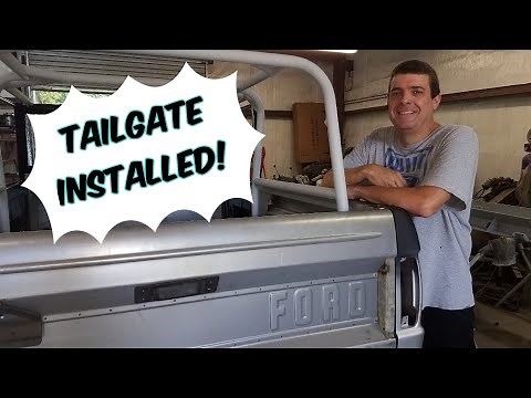 Tailgate Installation and Adjustment - Dennis Carpenter - 1966 Ford Bronco Restoration Project