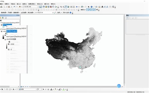 基于ArcGIS的植被覆盖度NDVI空间自相关分析及其制图