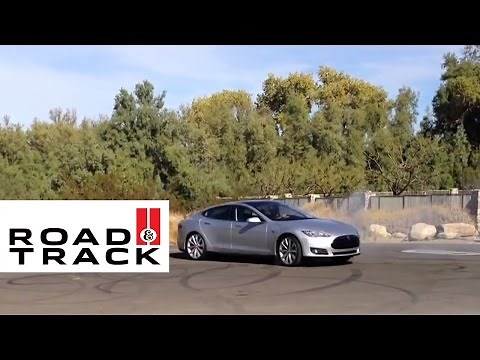 Tesla Model Burnout | Road & Track