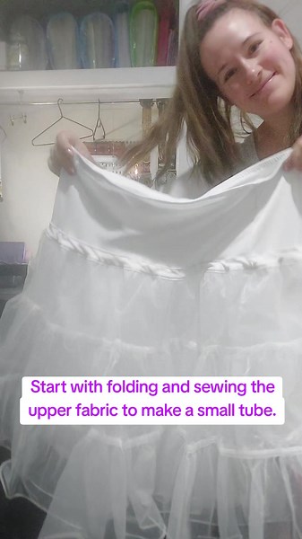 Transforming a Petticoat into a Hoop Skirt