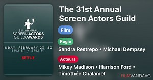 The 31st Annual Screen Actors Guild Awards (2025)
