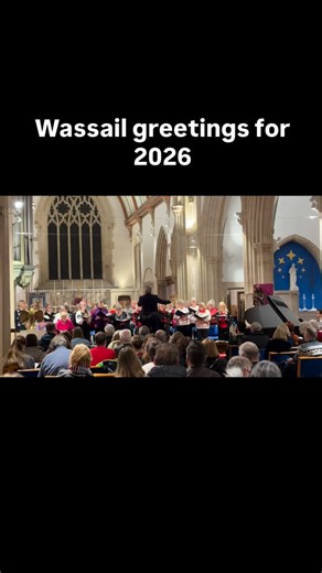 Wishing everyone a wonderful 2026 with the Gloucestershire Wassail Carol #communitychoir #singing #stmarychurch #christmascarols #choralmusic | South Devon Choir
