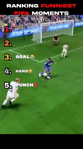 Ranking Funniest FIFA Moments! 🎮⚽ #shorts