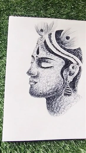 Beautiful Pen and Ink Drawing of God | Step-by-Step Ink Sketch | Devotional Art Tutorial