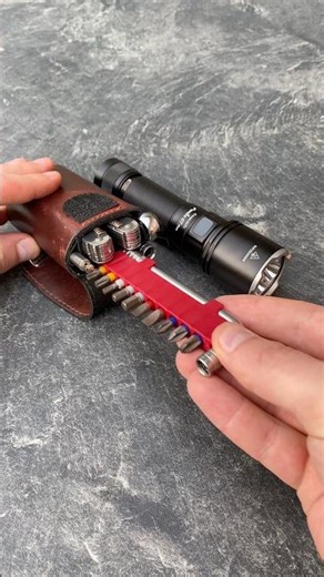 Tool kit pouch with tools from Victorinox and Fenix 🧰 #tools #toolkit