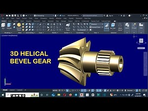 How To Model Helical Bevel Gear: #CADtutorial #3Ddesign