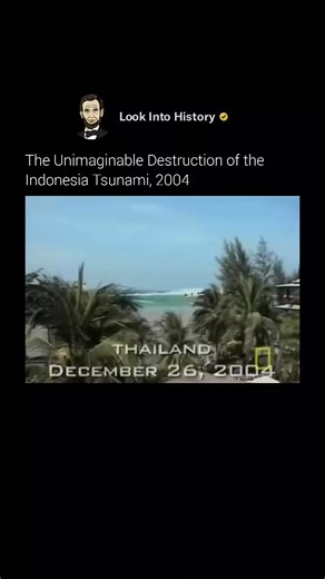 On December 26, 2004, one of the deadliest natural disasters in history struck. A massive undersea earthquake near Sumatra unleashed waves up to 30 meters high, tearing through Indonesia’s Aceh province. Over 167,000 lives were lost, half a million displaced, and entire towns like Lhoknga were wiped off the map. 🌊 The catastrophe sparked global relief efforts and the creation of modern tsunami warning systems — yet its devastation remains etched in memory. 🕯️ - #tsunami #indonesia #naturaldisa