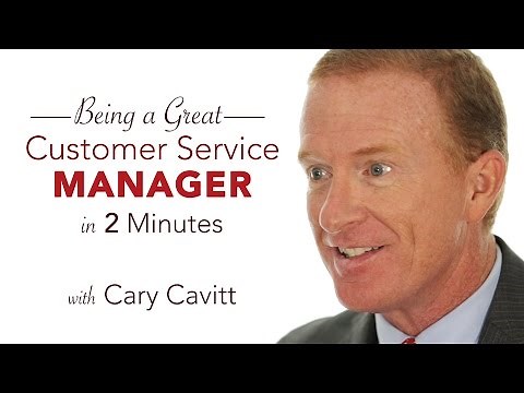 Customer Service Training: Be a Great Service Manager in 2 Minutes