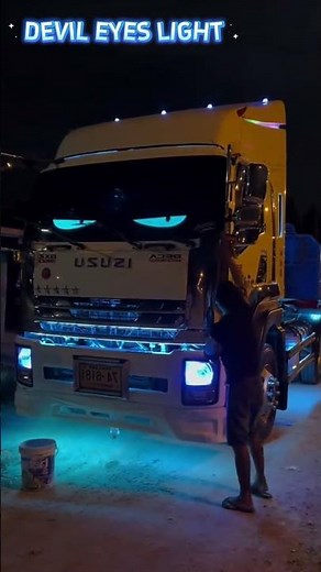 Full Color Flexible LED Screen Devil Eyes Light for Car & Truck