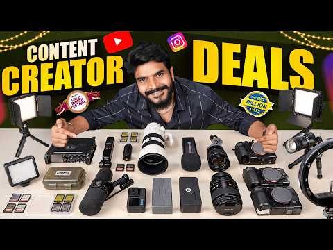 Creator or future creator? 👀 Don't miss these insane deals on must-have creator gear! 🎬🔥