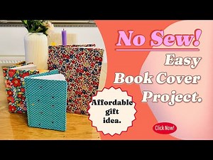 Easy DIY Fabric Notebook Cover – Perfect Upcycle for Beginners and Pros!