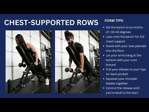 How to Perform Chest Supported Rows | Exercise Tutorial & Form Tips