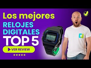 Los 5 Mejores RELOJES DIGITALES BARATOS 2025 Calidad Precio AMAZON | ⌚ Resistentes y Cuestan Poco ⌚