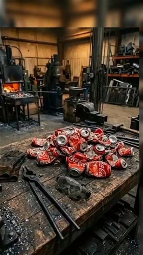 Crafting Scissors with uses Coca Cola Cans 😱 #DIY #shorts #crafting