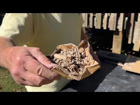 Yucca Hand Drill, Cardboard Fireboard And Tinder Bundle