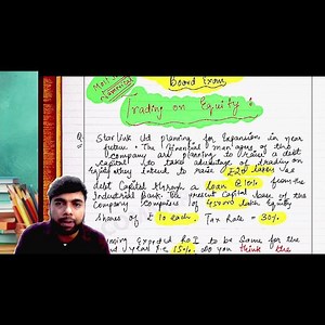 Financial Market Trading on Equity Numericals | Class 12 BST Chapter 10 | Easy Tricks + MCQs 💯