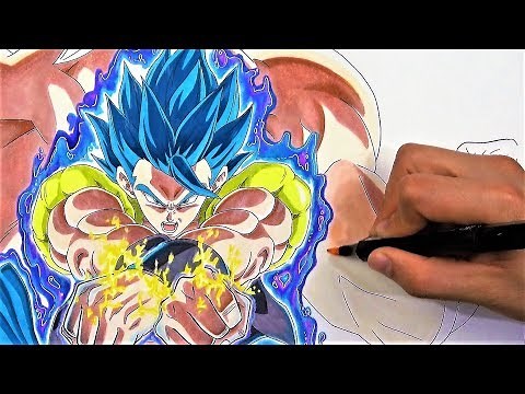 Como Dibujar a BROLY vs GOGETA Dragon Ball Super Pelicula 2019. Crea tus FanArts #3. DibujAme Un