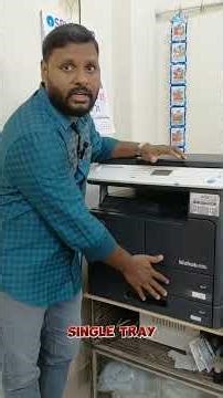 Konica Minolta Bizhub 205i Photocopier | Real Use Explained by Expert #Chennai #Xerox
