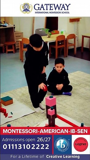 Sensorial learning in Montessori