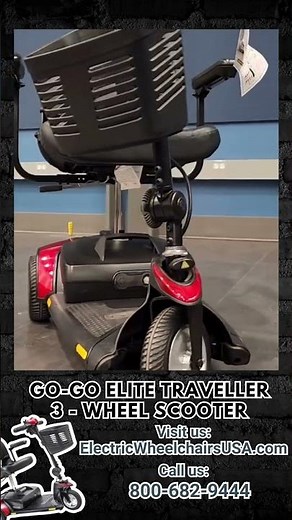 Pride Go-Go Elite Traveller 3-Wheel Scooter SC40E