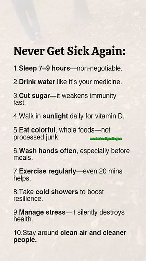 Never get sick again: #health #healthylifestyle #healthyliving #healthtips #fblifestyletyle #fblifestyle | Mark Sheril G. Gadingan