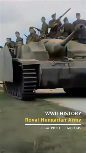 The Royal Hungarian Army, the land forces of the Kingdom of Hungary during World War II #ww2 #tank