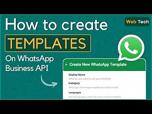 How to create Templates for WhatsApp Business API (WhatsApp Cloud API) #meta