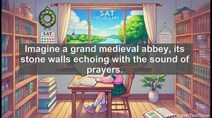 5000 Must Know SAT Vocabulary - Abbess: The Powerful Woman Leading a Medieval Abbey
