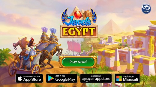Jewels of Egypt is a unique and epic blend of city building and match-3 puzzles, tied together with a storyline full of court intrigues, cunning plans and historical events worthy of Nefertiti, in the colorful and vibrant setting of Ancient Egypt✨ Play FREE👇 https://bit.ly/37deDrS | G5 Games