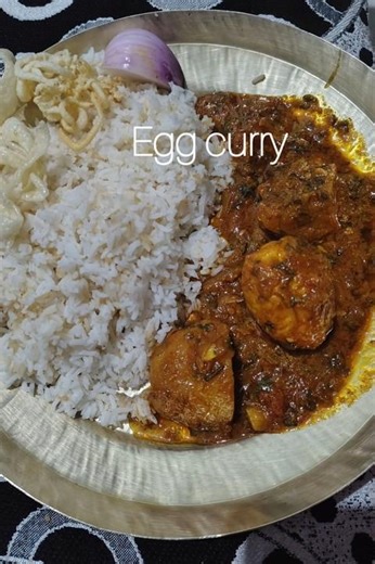 "Boiled egg meet masala magic - curry on!” #food #views #recipe #viral #eggcurry #curry #indianfood