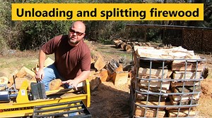 141K views · 512 reactions | In this episode I unload the firewood I recently cut at my fathers. The Tractor supply countyline log splitter makes quick work of splitting the firewood. | The Kelley's country life | Facebook