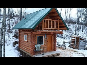 (FULL BUILD) Brothers build an off grid log cabin (2 years in the Canadian Wilderness)