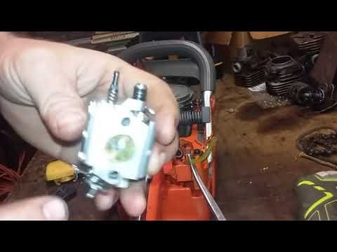 HOW TO- Husqvarna 340 345 346xp 350 351 353 carburetor replacement