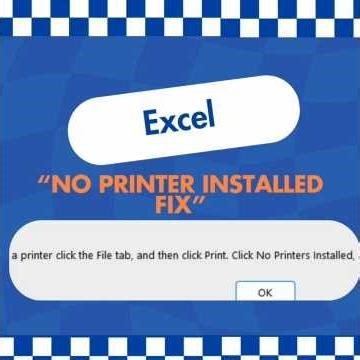 "No printer installed" Error Fix #printer #windows #windows11 #excel