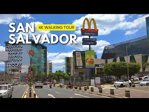 San Salvador, El Salvador 🇸🇻 - Zona Rosa - 4K Walking Tour